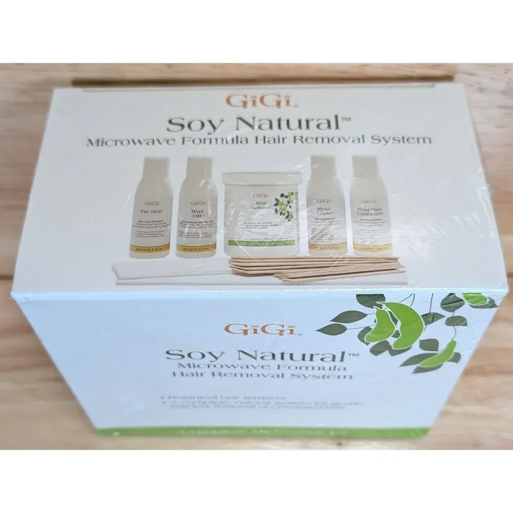 GiGi Soy‎ Natural Microwave Hair Removal System Complete Kit Sealed New